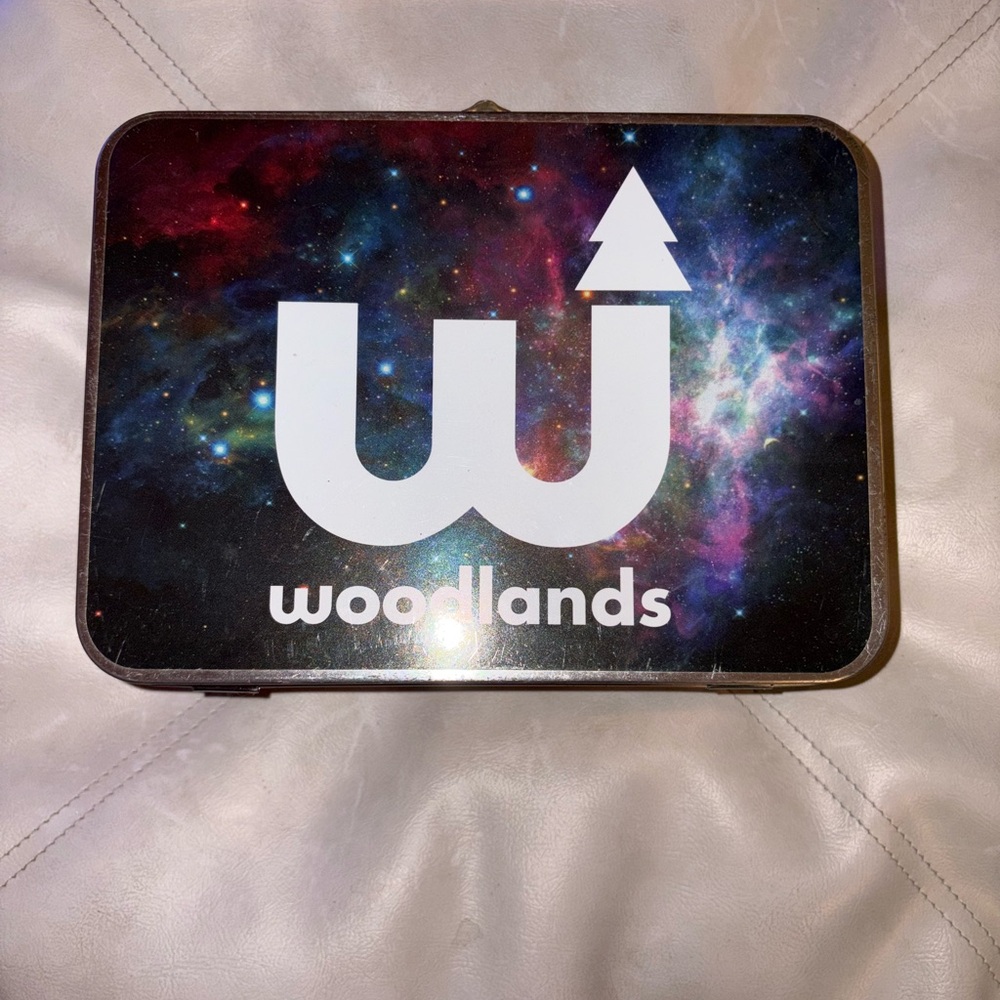 Camp Woodlands Galaxy Metal Lunch Box